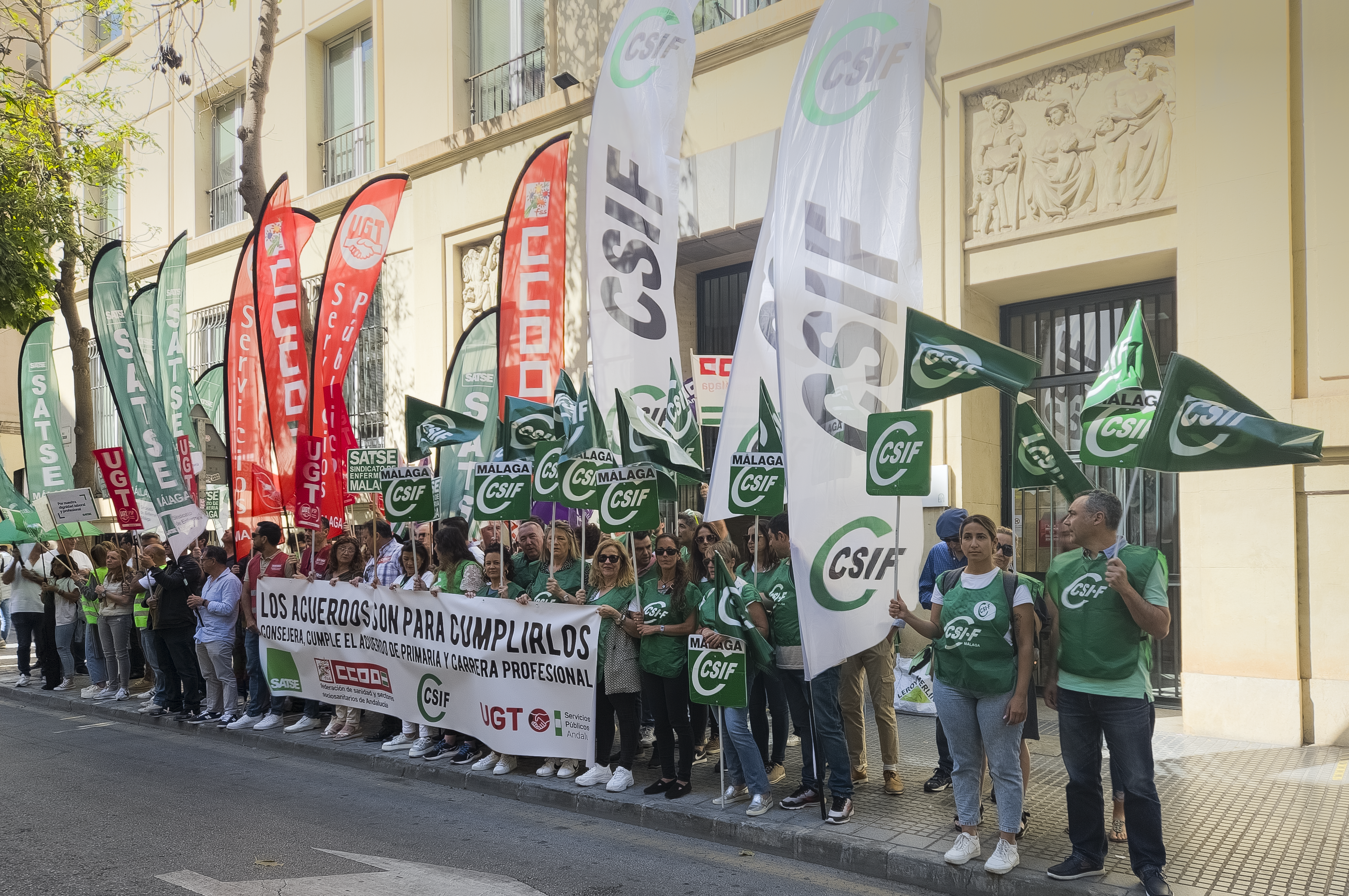 Protesta Sanidad Málaga